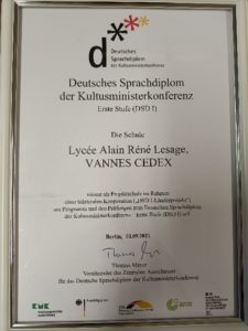 certification allemand