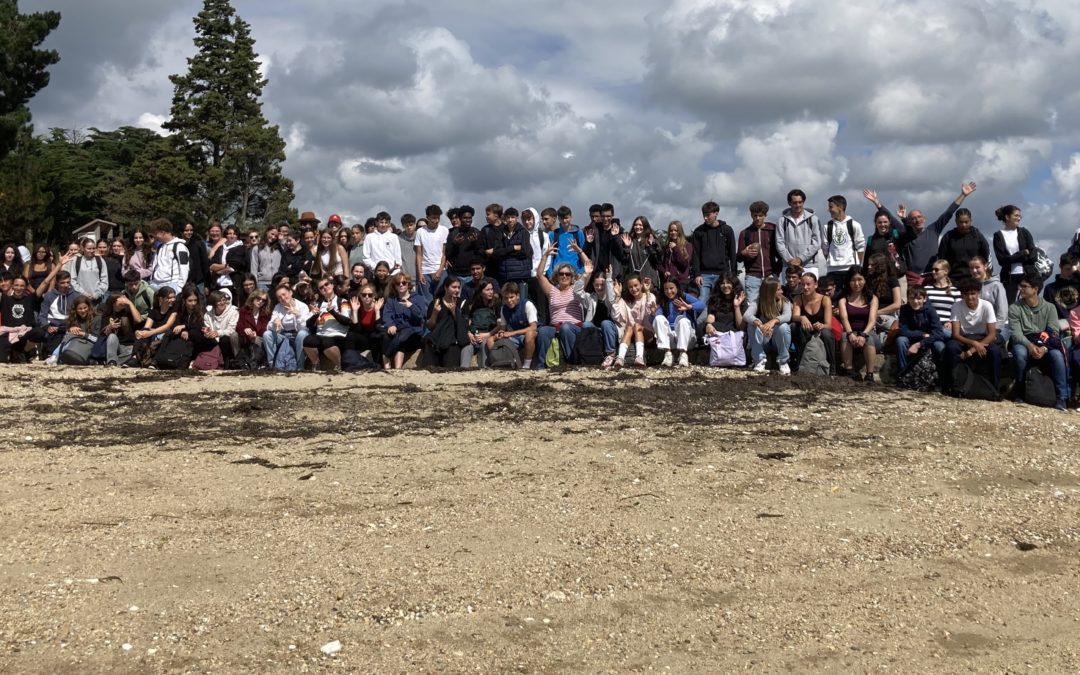 Intégration et découverte pour 360 élèves de 2nde  du lycée Lesage sur l’île d’Arz